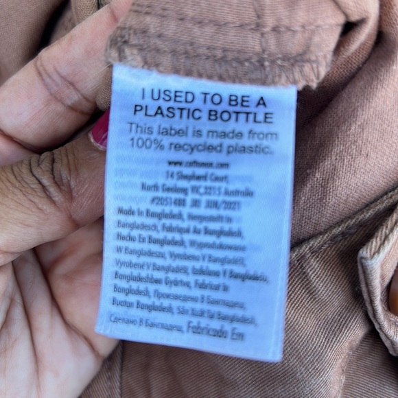 Cotton On 5 Button Latte Brown 5 Pocket Trousers - Picture 5 of 8